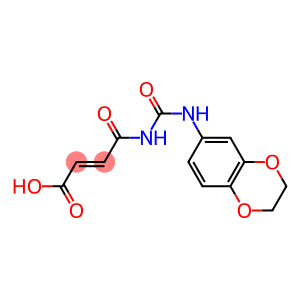 4-[(2,3-dihydro-1,4-benzodioxin-6-ylcarbamoyl)amino]-4-oxobut-2-enoic acid