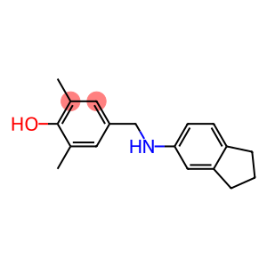 4-[(2,3-dihydro-1H-inden-5-ylamino)methyl]-2,6-dimethylphenol