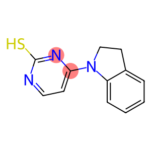 4-(2,3-dihydro-1H-indol-1-yl)pyrimidine-2-thiol