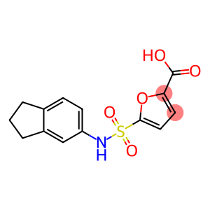 5-(2,3-dihydro-1H-inden-5-ylsulfamoyl)furan-2-carboxylic acid