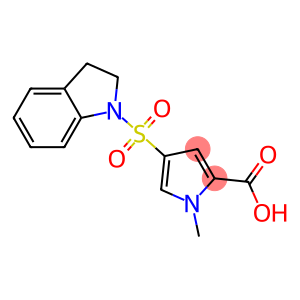 4-(2,3-dihydro-1H-indol-1-ylsulfonyl)-1-methyl-1H-pyrrole-2-carboxylic acid