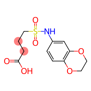 4-(2,3-dihydro-1,4-benzodioxin-6-ylsulfamoyl)butanoic acid