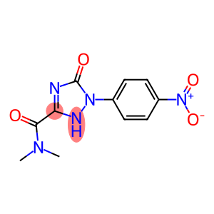 2,5-Dihydro-1-(4-nitrophenyl)-5-oxo-1H-1,2,4-triazole-3-carboxylicaciddimethylamide