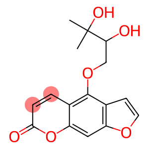 4-(2,3-DIHYDROXY-3-METHYLBUTOXY)FURO(3,2-G)CHROMEN-7-ONE