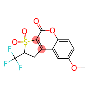 1,2-DIHYDRO-8-METHOXY-2-(TRIFLUOROMETHYL)-THIENO-[2,3-C]-CHROMEN-3,3,4-TRIONE