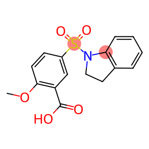 5-(2,3-DIHYDRO-INDOLE-1-SULFONYL)-2-METHOXY-BENZOIC ACID