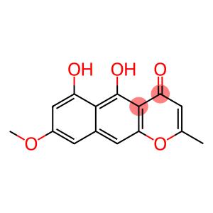 5,6-DIHYDROXY-8-METHOXY-2-METHYLNAPHTHO(2,3-B)PYRAN-4-ONE