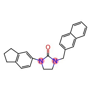 1-(2,3-DIHYDRO-1H-INDEN-5-YL)-3-(2-NAPHTHYLMETHYL)IMIDAZOLIDIN-2-ONE