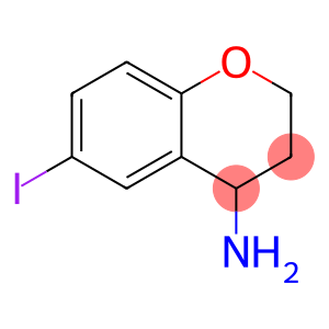 3,4-DIHYDRO-6-IODO-2H-CHROMEN-4-AMINE