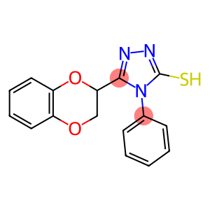 5-(2,3-DIHYDRO-BENZO[1,4]DIOXIN-2-YL)-4-PHENYL-4H-[1,2,4]TRIAZOLE-3-THIOL