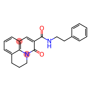 2,3-DIHYDRO-5-OXO-N-(2-PHENYLETHYL)-(1H,5H)-BENZO[IJ]QUINOLIZINE-6-CARBOXAMIDE