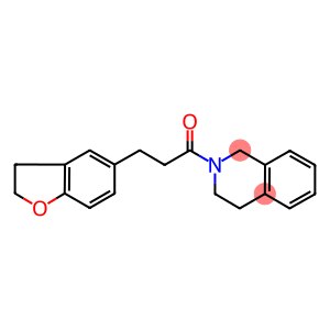 2-[3-(2,3-DIHYDROBENZOFURAN-5-YL)-1-OXOPROPYL]-1,2,3,4-TETRAHYDROISOQUINOLINE