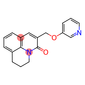 2,3-DIHYDRO-6-[(PYRIDIN-3-YL)OXYMETHYL]-(1H,5H)-BENZO[IJ]QUINOLIZIN-5-ONE