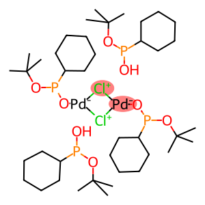 DIHYDROGEN DI-MU-CHLOROTETRAKIS(TERT-BUTYLCYCLOHEXYLPHOSPHINITO-KP) DIPALLADATE(2-)
