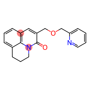 2,3-DIHYDRO-6-[(PYRIDIN-2-YL)METHOXYMETHYL]-(1H,5H)-BENZO[IJ]QUINOLIZIN-5-ONE