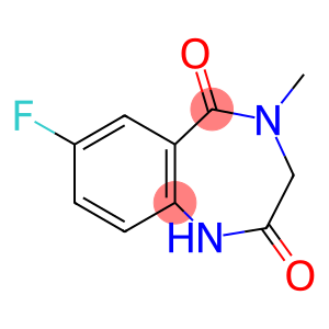 3,4-DIHYDRO-7-FLUORO-4-METHYL-2H-1,4-BENZODIAZEPINE-2,5(1H)-DIONE