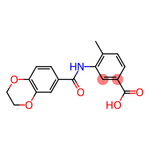 3-[(2,3-DIHYDRO-1,4-BENZODIOXIN-6-YLCARBONYL)AMINO]-4-METHYLBENZOIC ACID