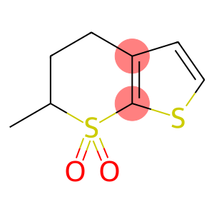 5,6-DIHYDRO-6-METHYL-4H THIENO(2,3B)THIOPYRAN-7,7-DIOXIDE