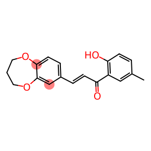 3-(3,4-DIHYDRO-2H-1,5-BENZODIOXEPIN-7-YL)-1-(2-HYDROXY-5-METHYLPHENYL)PROP-2-EN-1-ONE