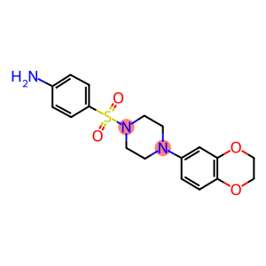 4-([4-(2,3-DIHYDRO-1,4-BENZODIOXIN-6-YL)PIPERAZIN-1-YL]SULFONYL)ANILINE