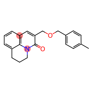 2,3-DIHYDRO-6-[(4-METHYLBENZYLOXY)METHYL]-(1H,5H)-BENZO[IJ]QUINOLIZIN-5-ONE