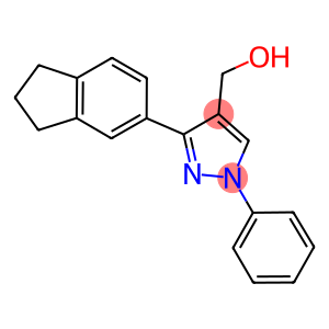 [3-(2,3-DIHYDRO-1H-INDEN-5-YL)-1-PHENYL-1H-PYRAZOL-4-YL]METHANOL