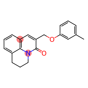 2,3-DIHYDRO-6-[(3-METHYLPHENOXY)METHYL]-(1H,5H)-BENZO[IJ]QUINOLIZIN-5-ONE