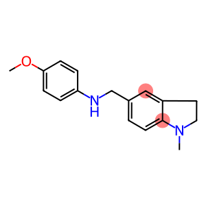 (2,3-DIHYDRO-1-METHYLINDOL-5-YL)-N-(4-METHOXYPHENYL)METHANAMINE