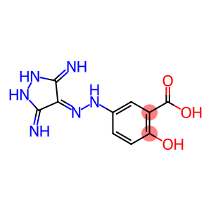 5-[2-(3,5-DIIMINOPYRAZOLIDIN-4-YLIDENE)HYDRAZINO]-2-HYDROXYBENZOIC ACID