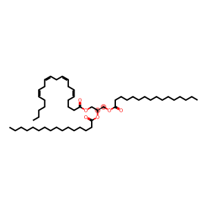 1,2-dihexadecanoyl-3-(5Z,8Z,11Z,14Z-eicosatetraenoyl)-sn-glycerol