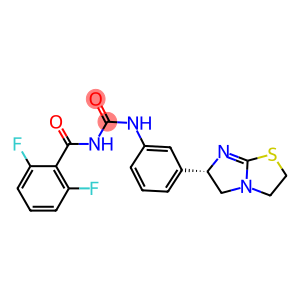1-(2,6-Difluorobenzoyl)-3-[3-[[(6S)-2,3,5,6-tetrahydroimidazo[2,1-b]thiazol]-6-yl]phenyl]urea