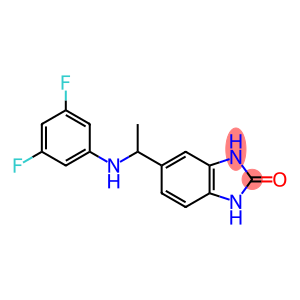 5-{1-[(3,5-difluorophenyl)amino]ethyl}-2,3-dihydro-1H-1,3-benzodiazol-2-one