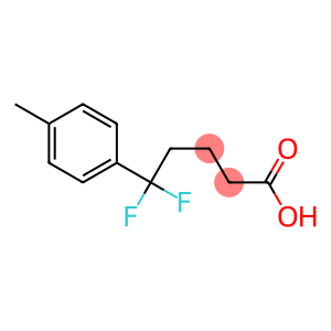 5,5-difluoro-5-(4-methylphenyl)pentanoic acid