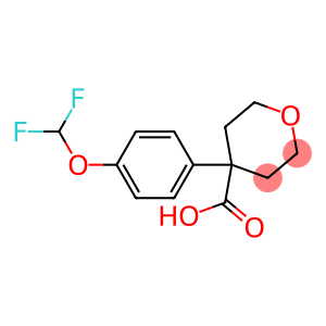 4-[4-(difluoromethoxy)phenyl]oxane-4-carboxylic acid