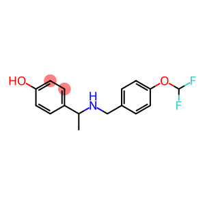 4-[1-({[4-(difluoromethoxy)phenyl]methyl}amino)ethyl]phenol