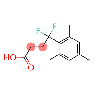 4,4-difluoro-4-(2,4,6-trimethylphenyl)butanoic acid