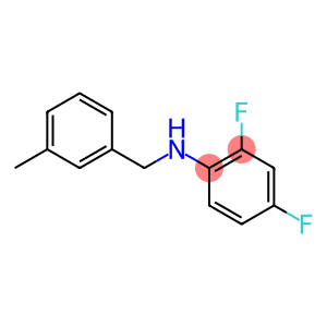 2,4-difluoro-N-[(3-methylphenyl)methyl]aniline