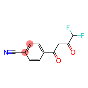 4-(4,4-difluoro-3-oxobutanoyl)benzonitrile