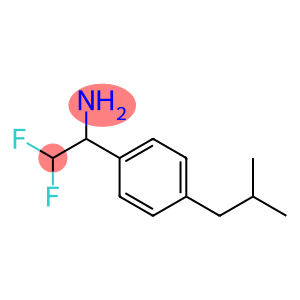 2,2-difluoro-1-[4-(2-methylpropyl)phenyl]ethan-1-amine