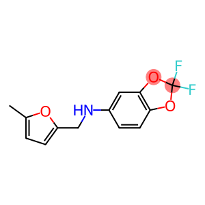 2,2-difluoro-N-[(5-methylfuran-2-yl)methyl]-2H-1,3-benzodioxol-5-amine