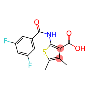 2-[(3,5-difluorobenzene)amido]-4,5-dimethylthiophene-3-carboxylic acid