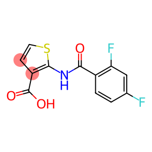 2-[(2,4-difluorobenzoyl)amino]thiophene-3-carboxylic acid