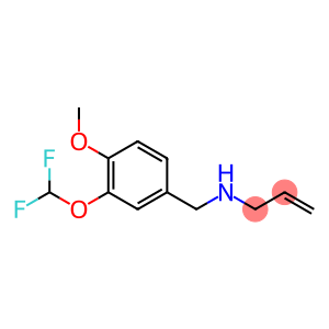 {[3-(difluoromethoxy)-4-methoxyphenyl]methyl}(prop-2-en-1-yl)amine