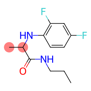 2-[(2,4-difluorophenyl)amino]-N-propylpropanamide