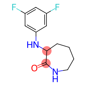 3-[(3,5-difluorophenyl)amino]azepan-2-one