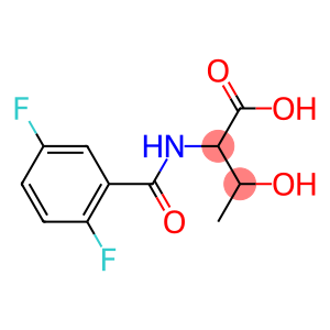 2-[(2,5-difluorobenzoyl)amino]-3-hydroxybutanoic acid