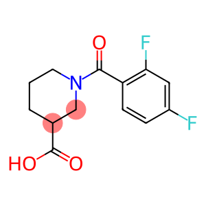 1-(2,4-difluorobenzoyl)piperidine-3-carboxylic acid