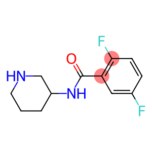 2,5-difluoro-N-piperidin-3-ylbenzamide