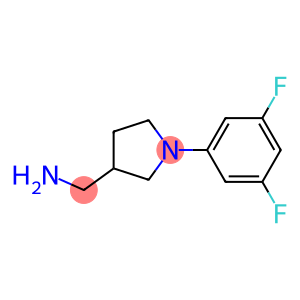 [1-(3,5-difluorophenyl)pyrrolidin-3-yl]methylamine