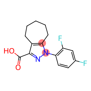 1-(2,4-difluorophenyl)-1,4,5,6,7,8-hexahydrocyclohepta[c]pyrazole-3-carboxylic acid